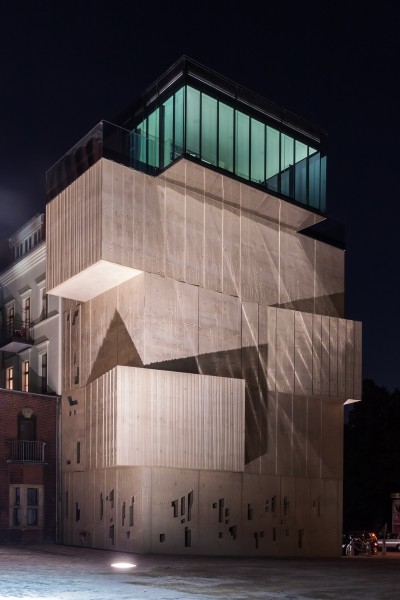 Berlin - Museum für Architekturzeichnung bei Nacht