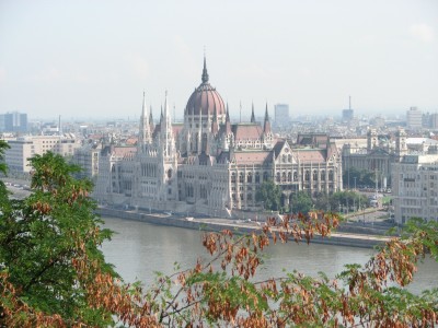 Danube river in Budapest, Hungary