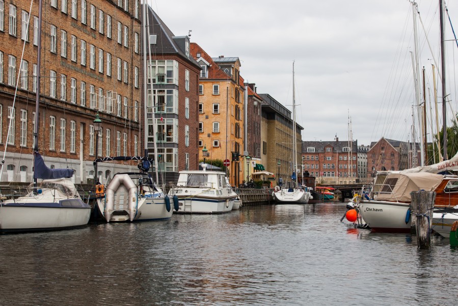 a canal in Copenhagen, Denmark, June 2014, picture 78