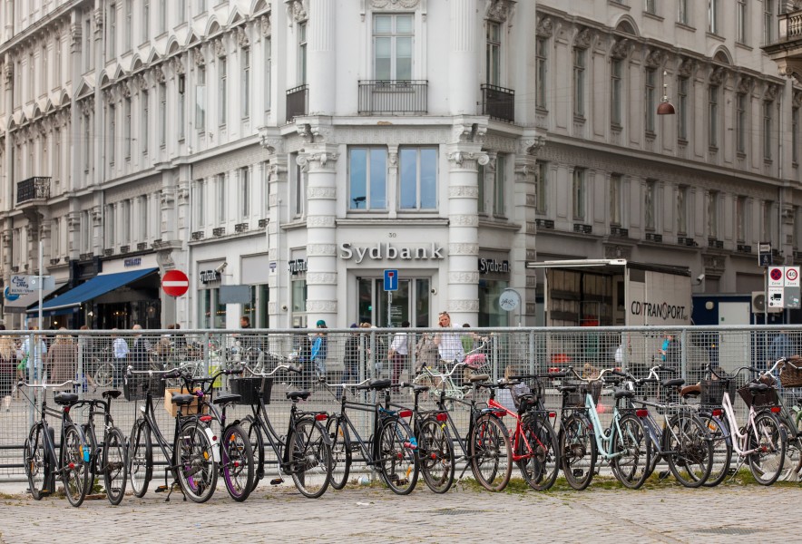 bicycles in Copenhagen, Denmark, June 2014, picture 90