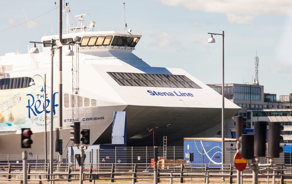 Stena Carisma ferry in Gothenburg, Sweden, June 2014, picture 14