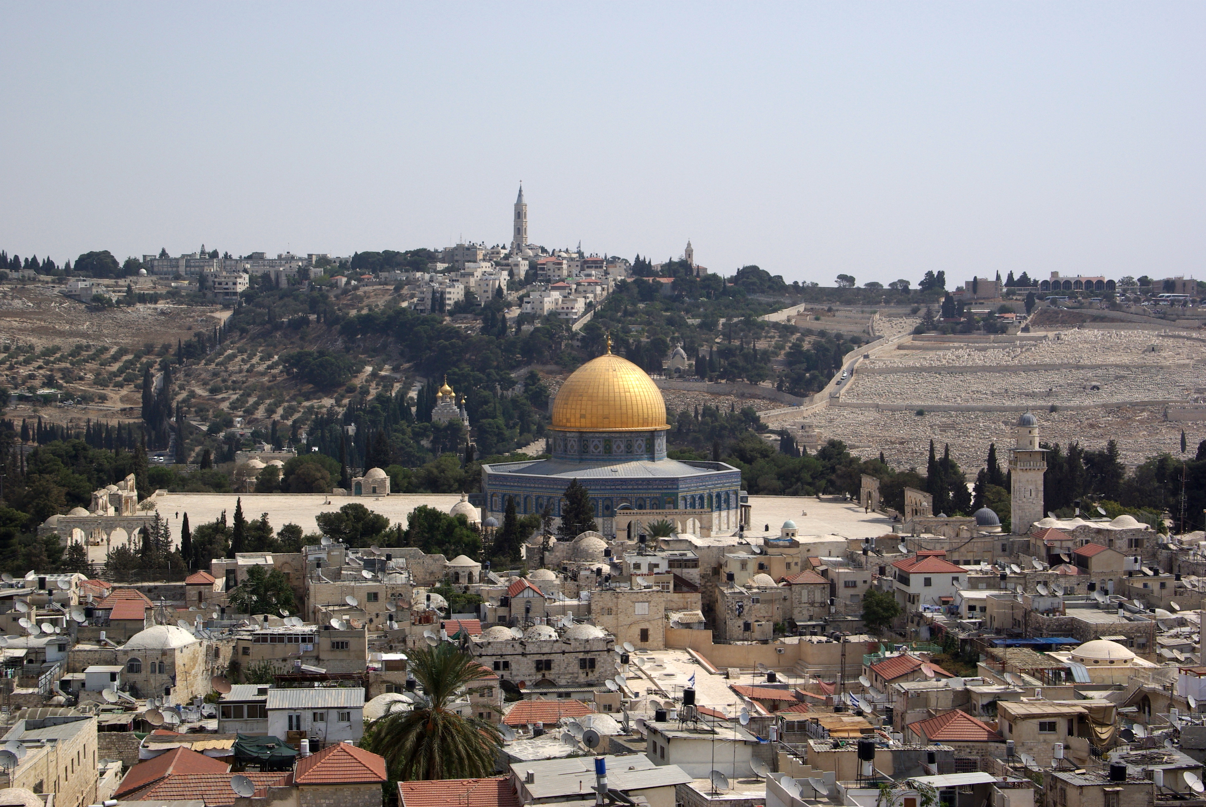 Jerusalem Dome of the rock BW 15