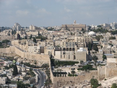 Jerusalem is Israel's largest city (if East Jerusalem is included) in both population and area, with a population of 763,800 residents over an area of 125.1 km2. Located in the Judean Mountains, between the Mediterranean Sea and the northern edge of the Dead Sea. Jerusalem is a holy city to the three major Abrahamic religions— Judaism, Christianity and Islam. In Judaism, Jerusalem has been the holiest city since, according to the Biblical Old Testament, King David of Israel first established it as the capital of the united Kingdom of Israel in c. 1000 BCE, and his son Solomon commissioned the building of the First Temple in the city. In Christianity, Jerusalem has been a holy city since, according to the New Testament, Jesus was crucified in c. 30 CE, and 300 years later Saint Helena identified the pilgrimage sites of Jesus' life. In Sunni Islam, Jerusalem is the third-holiest city.<br>Name of photo's author: Free-Photos.biz<br>This photo was taken in: Jerusalem, Israel