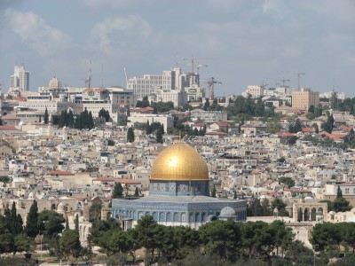 Jerusalem is Israel's largest city (if East Jerusalem is included) in both population and area, with a population of 763,800 residents over an area of 125.1 km2. Located in the Judean Mountains, between the Mediterranean Sea and the northern edge of the Dead Sea. Jerusalem is a holy city to the three major Abrahamic religions— Judaism, Christianity and Islam. In Judaism, Jerusalem has been the holiest city since, according to the Biblical Old Testament, King David of Israel first established it as the capital of the united Kingdom of Israel in c. 1000 BCE, and his son Solomon commissioned the building of the First Temple in the city. In Christianity, Jerusalem has been a holy city since, according to the New Testament, Jesus was crucified in c. 30 CE, and 300 years later Saint Helena identified the pilgrimage sites of Jesus' life. In Sunni Islam, Jerusalem is the third-holiest city.<br>Name of photo's author: Free-Photos.biz<br>This photo was taken in: Jerusalem, Israel