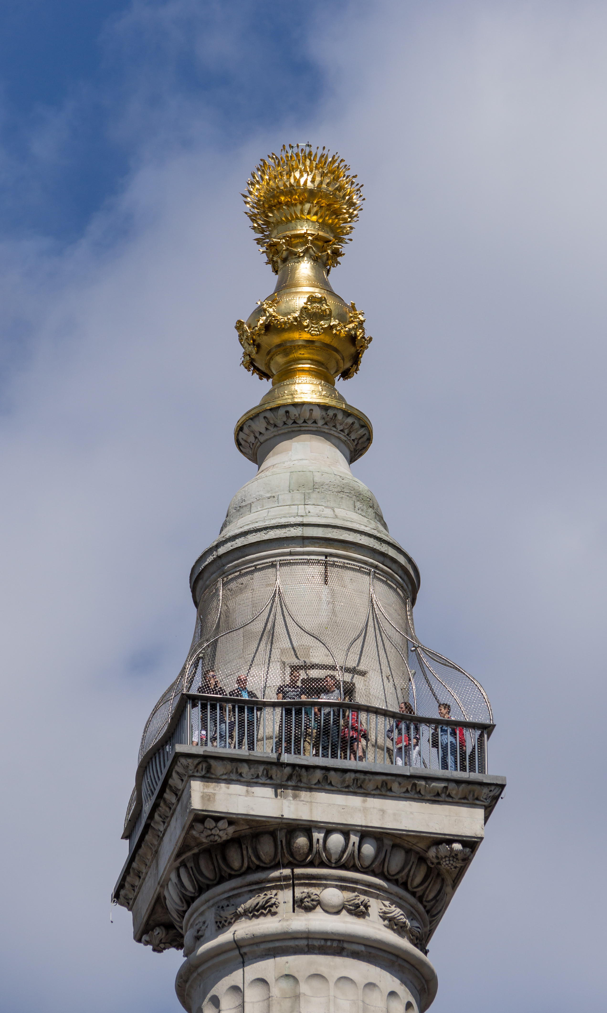 Top of Monument to the Great Fire of London
