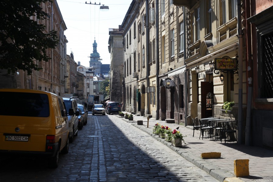 Lviv city downtown, Ukraine, Europe, September 2012, picture 1