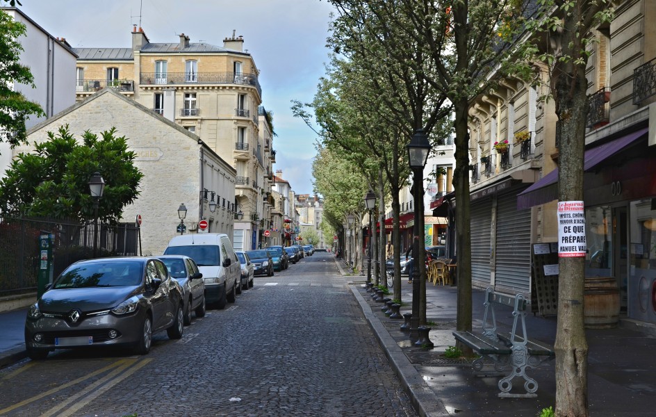 Paris Rue Butte-aux-Cailles depuis R Bobillot 2014b