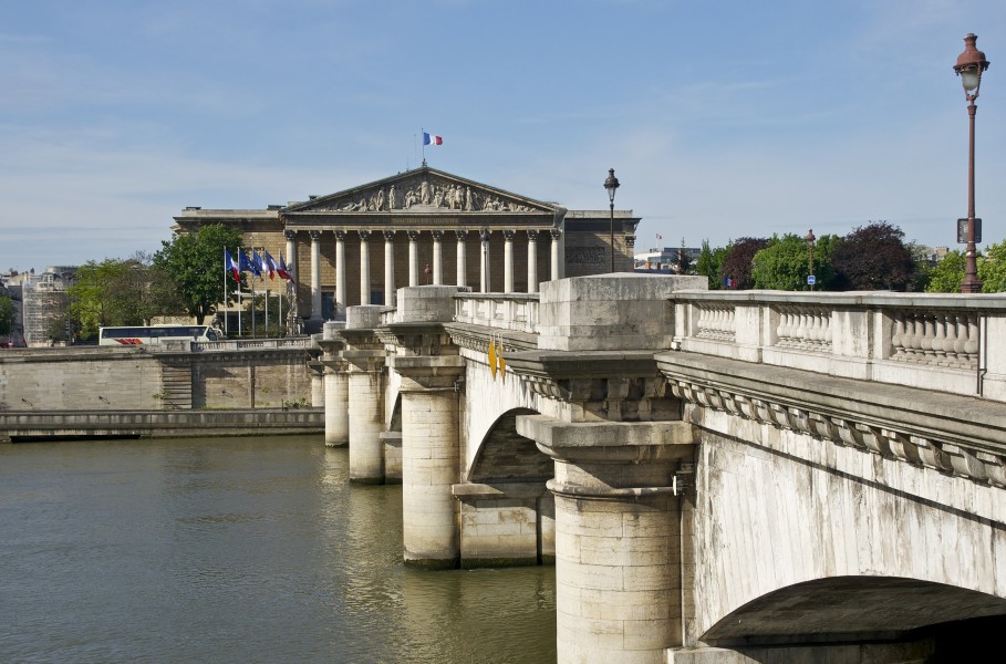 Pont de la Concorde Palais Bourbon Paris