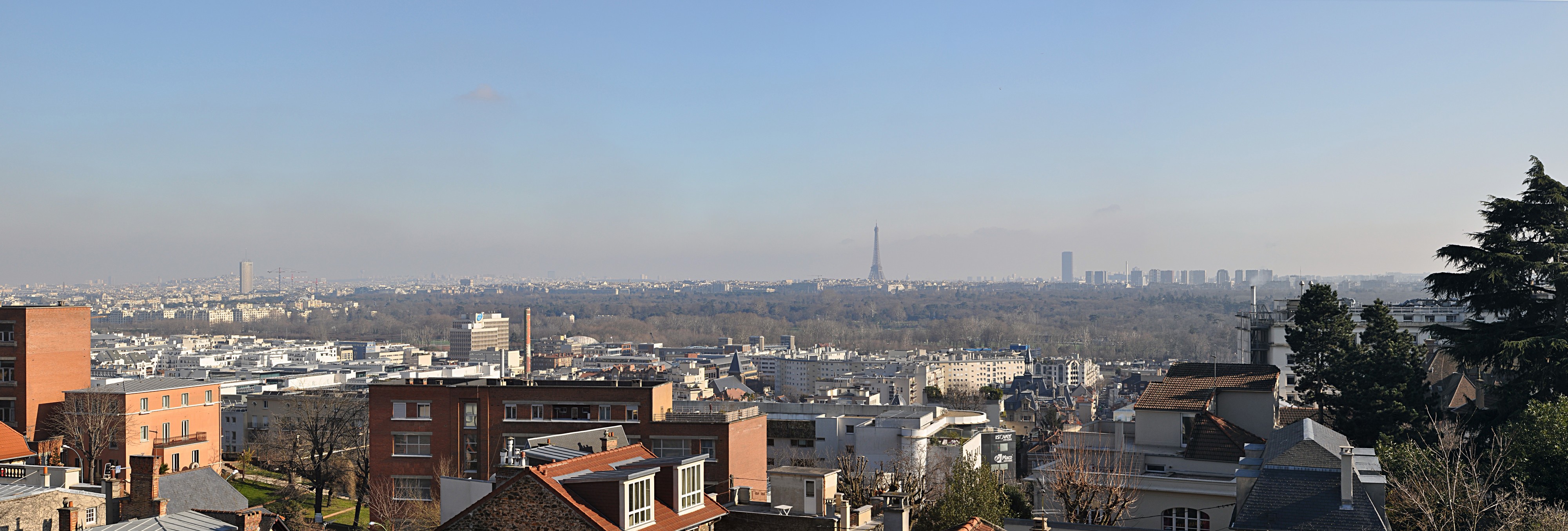 View of Paris from Mont-Valérien, Suresnes 001