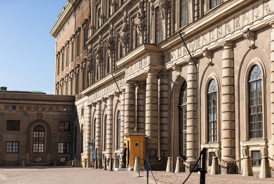 the royal palace in Stockholm city, Sweden, June 2014, picture 17