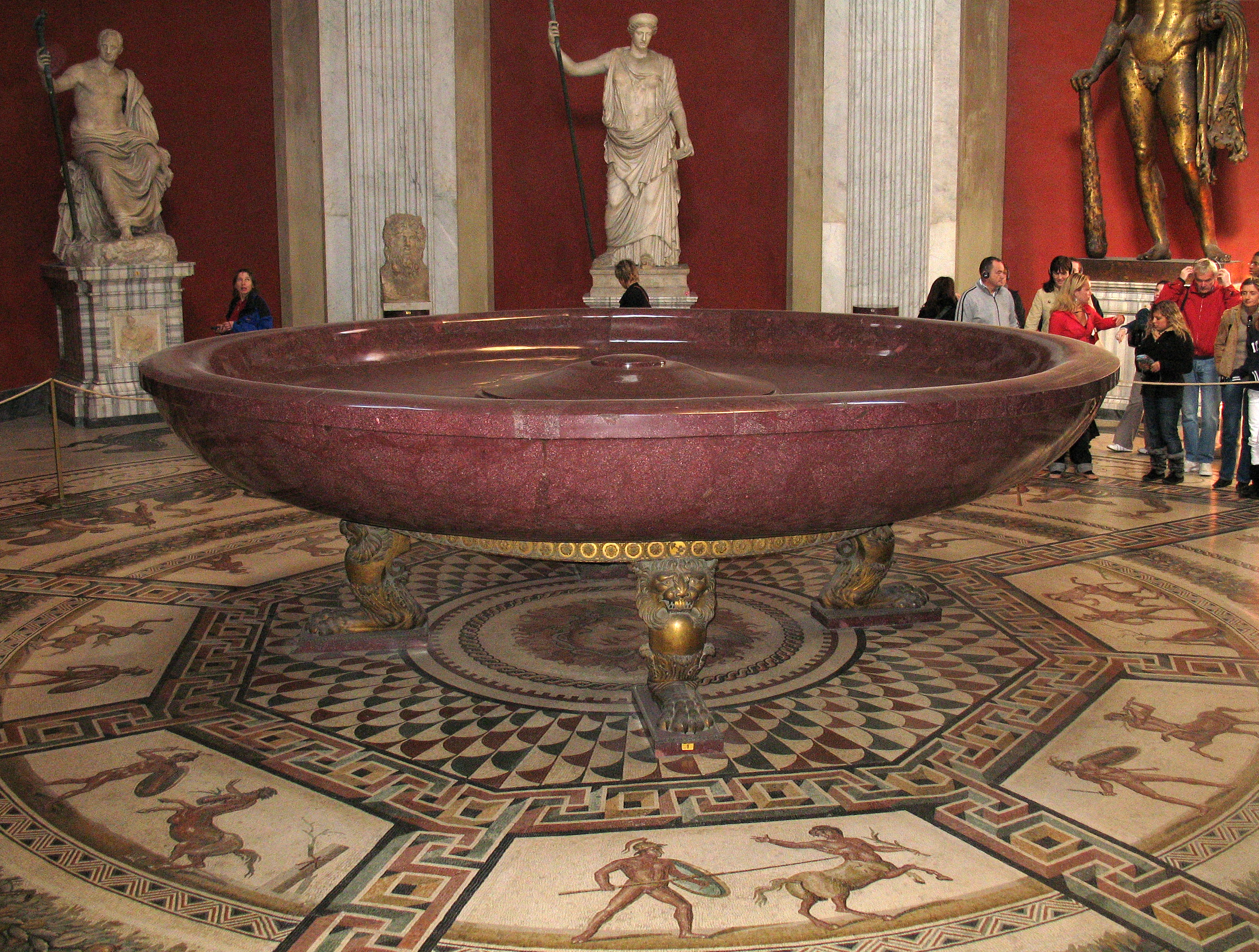 Musei vaticani - sala della Rotonda - Porphyrschale