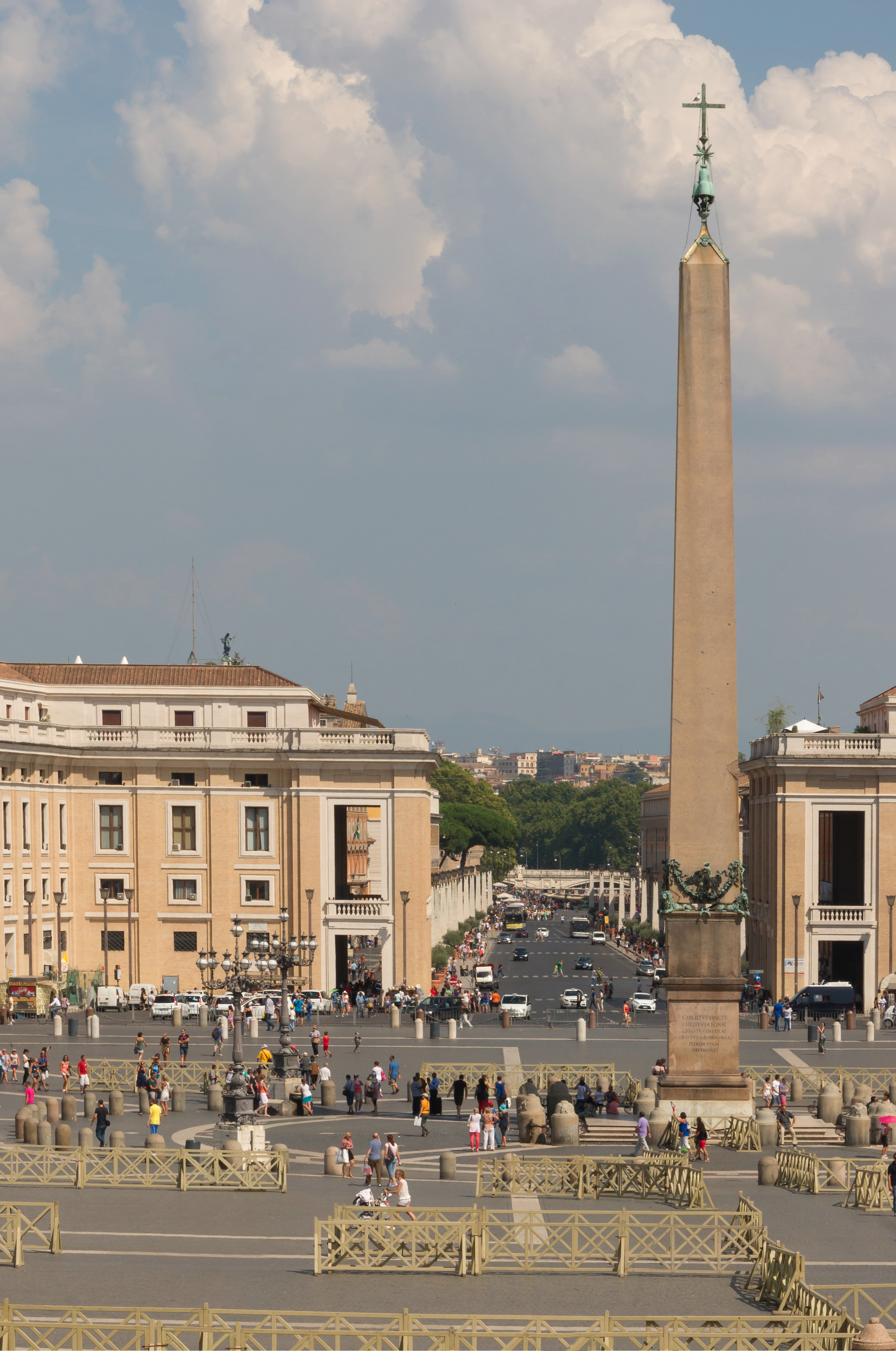 Piazza San Pietro, Obelisque, piazza Pio XII, Via della Conciliazione, Vatican, Rome, Italy