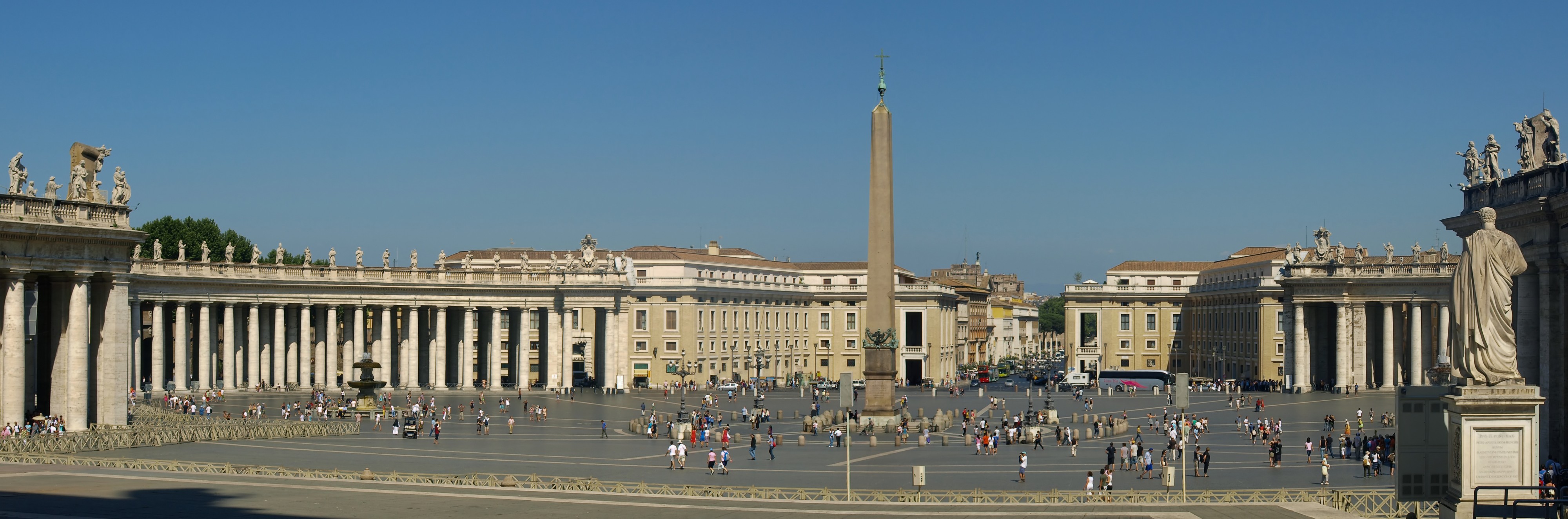 Panorama of Saint Peter's Square