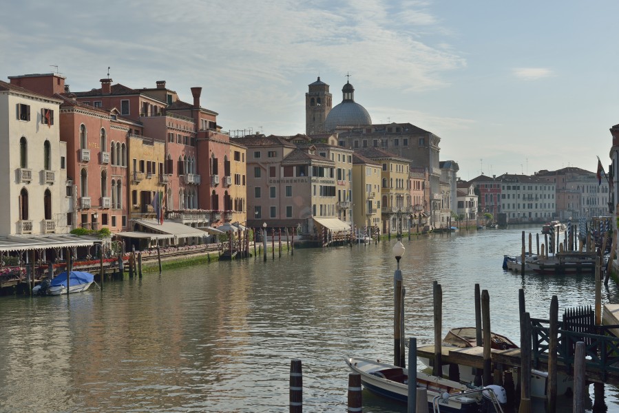 Il Canal Grande con veduta verso San Geremia Venezia