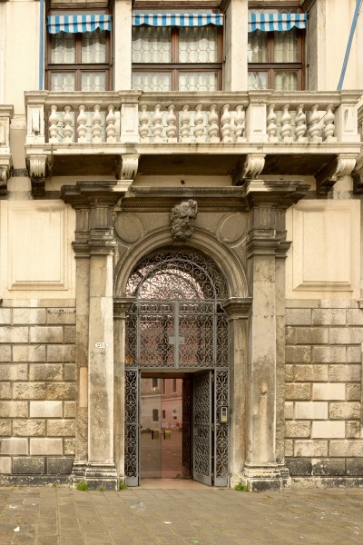 Palazzo Labia in Venice portal on western facade