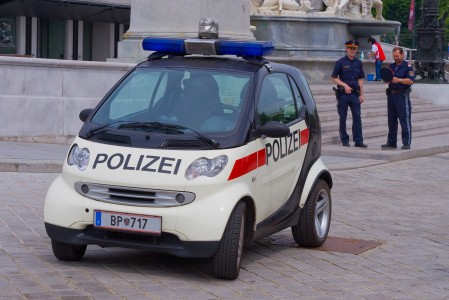 seen in front of the austrian parliament in vienna.