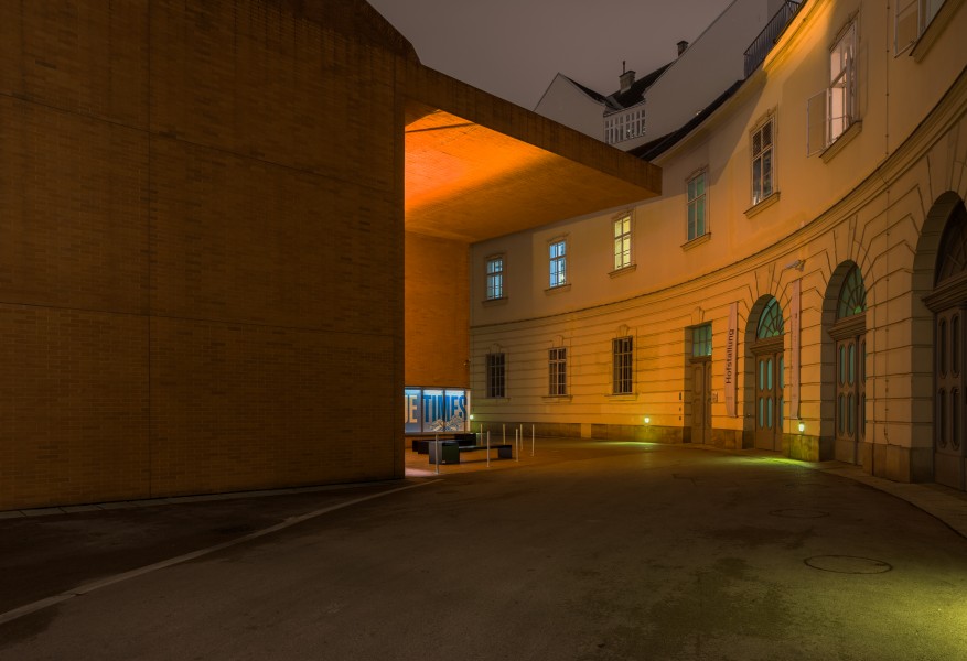 Museumsquartier Wien, Vorweihnachtsstimmung 2014 HDR - 5478