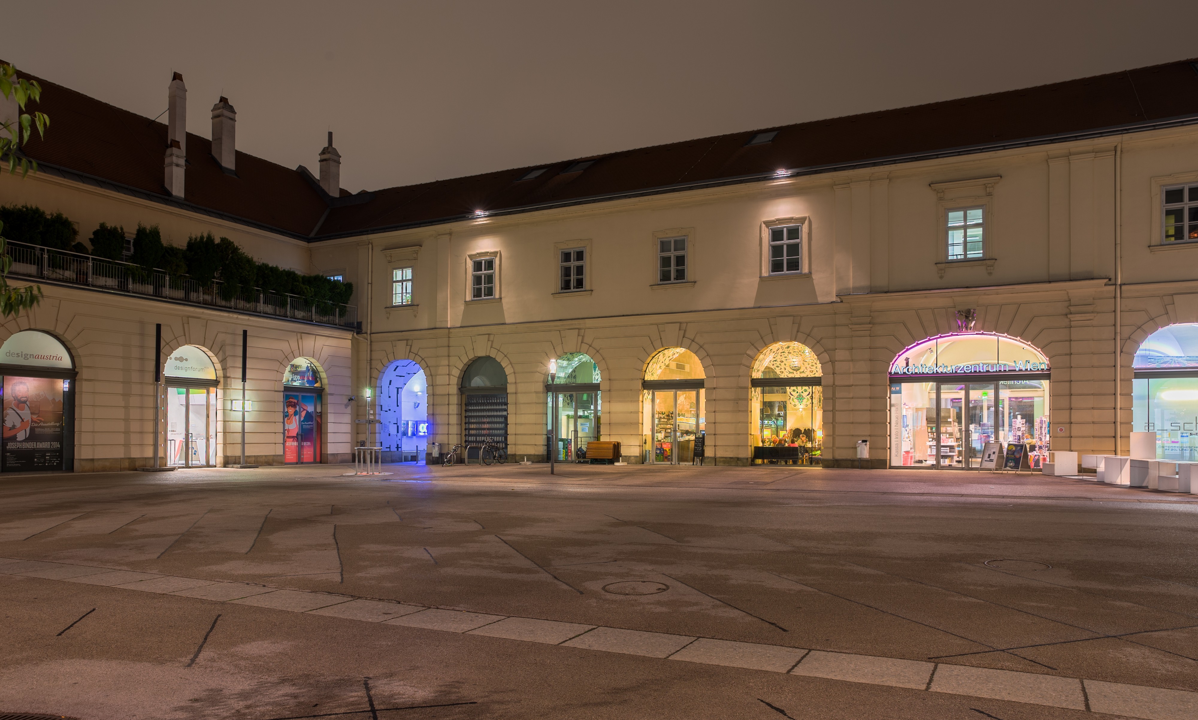 Museumsquartier Wien, Vorweihnachtsstimmung 2014 HDR - 5442