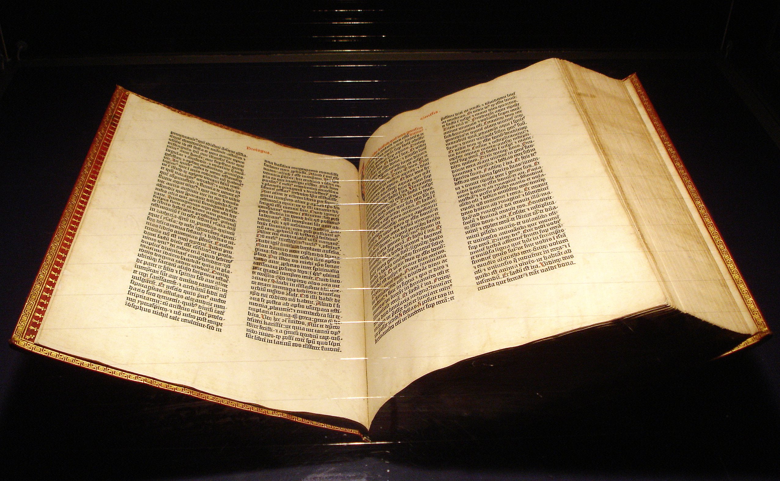 Gutenberg Bible Mainz Copy