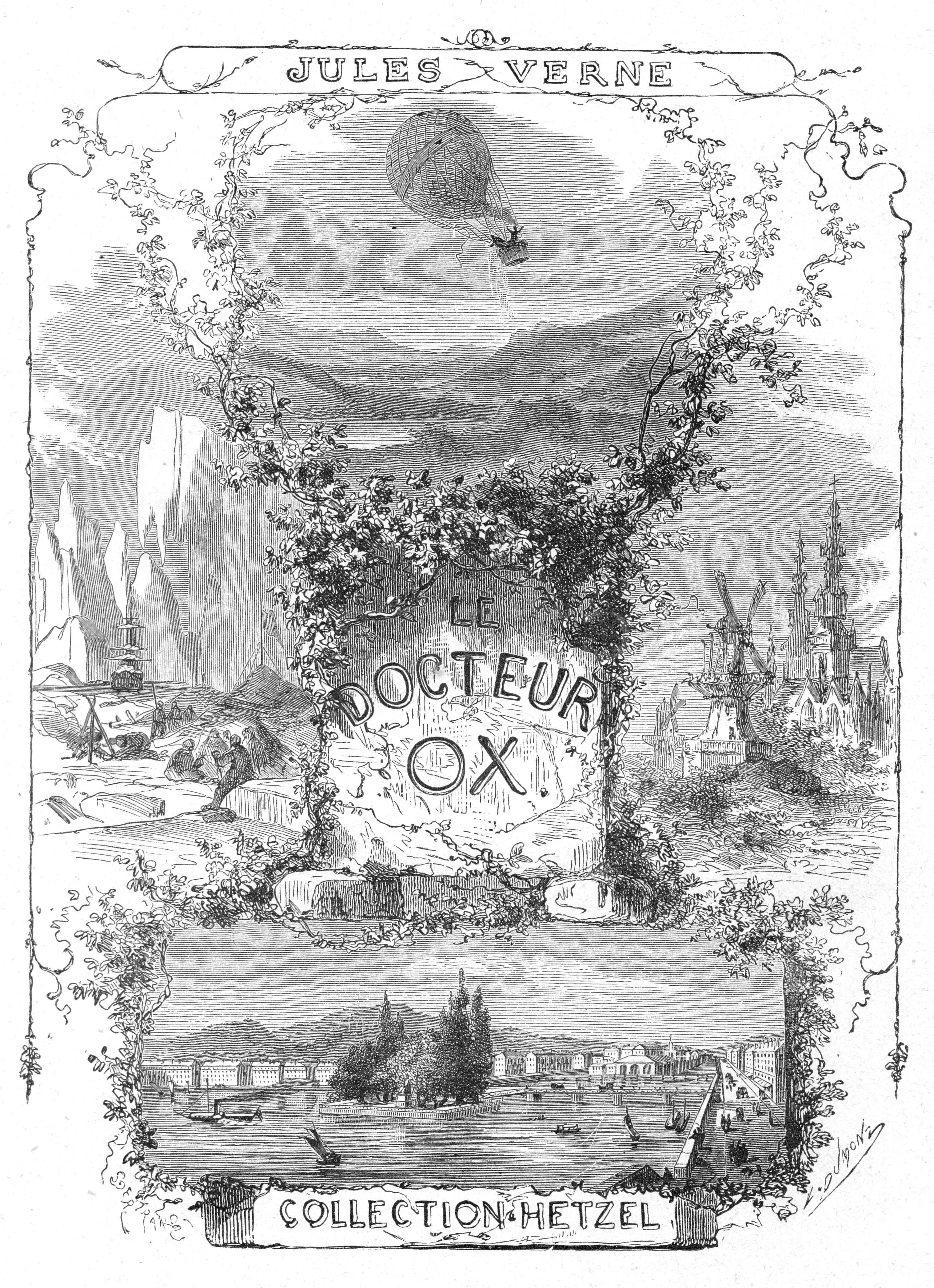 Jules Verne - Le Docteur Ox - illustration intérieure