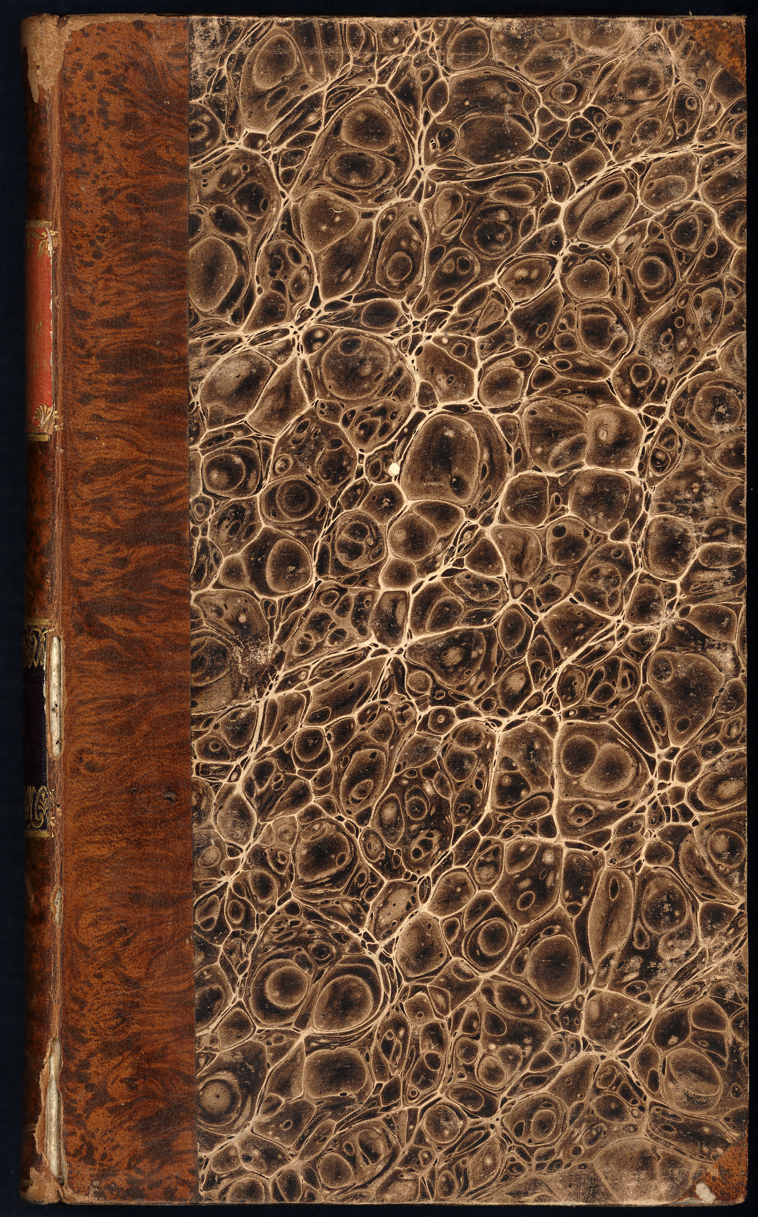 Livius ed. Heusinger vol. 2 (1821), marbled paper on cover