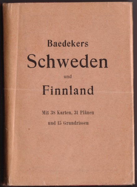 Baedeker Schweden Finnland 14. 1929