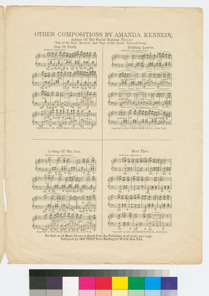 The star of the east; words by George Cooper; music by Amanda Kennedy (NYPL Hades-446549-1658177)