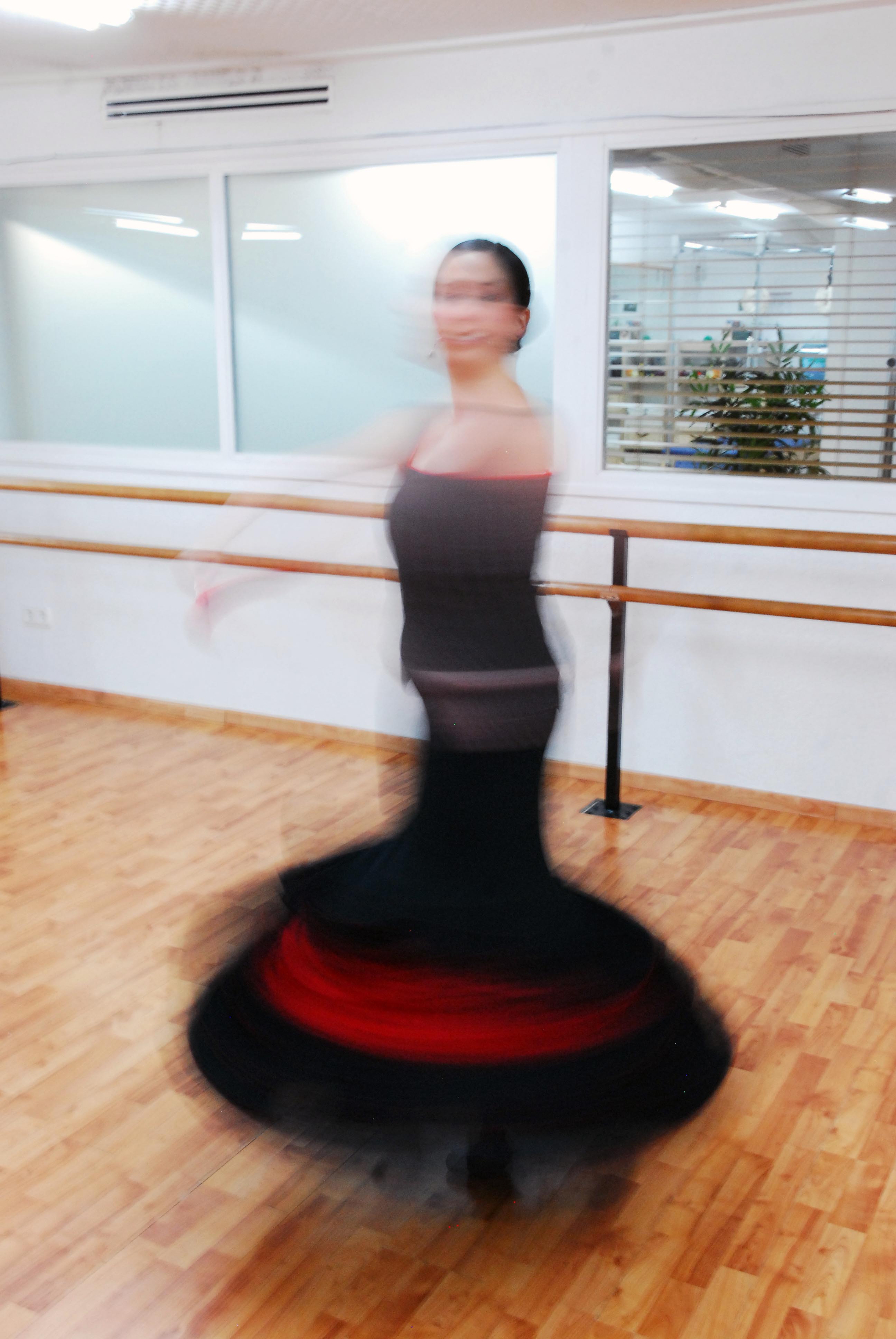 Blurry dancer