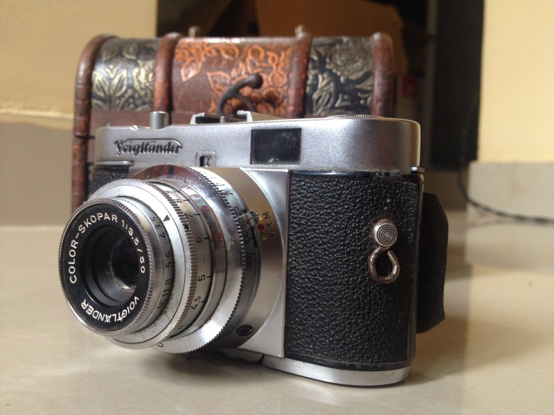 A vintage Voigtländer Vito B camera