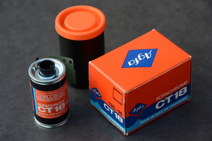 Agfa Agfachrome CT18 Diafilm mit Originalverpackung 2