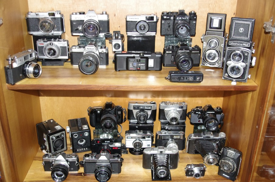 Old cameras collection
