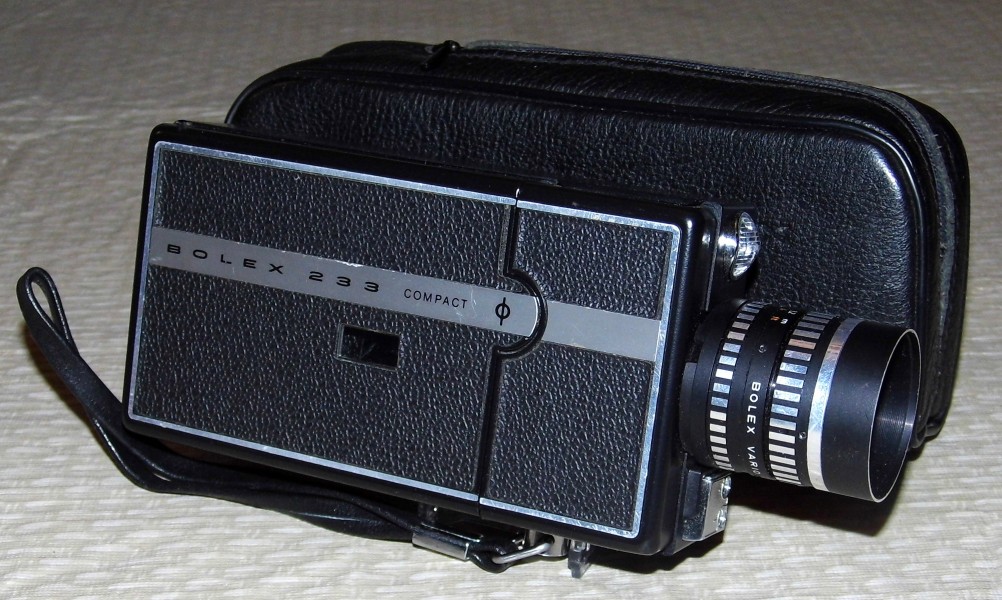 Vintage Bolex 233 Compact Super 8 Movie Camera, Made In Austria, Circa 1971 (13295693114)