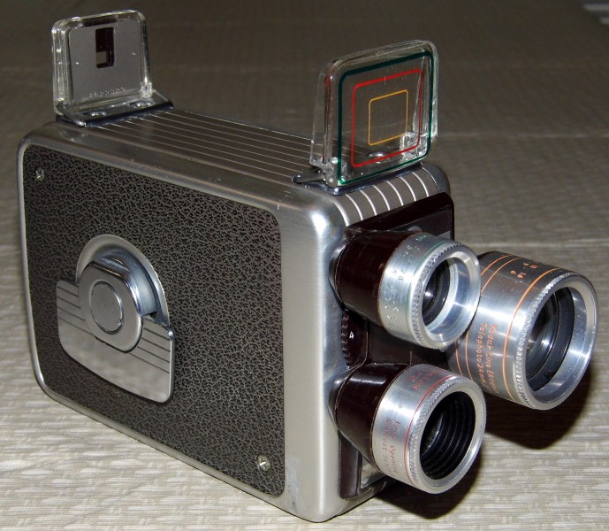 Vintage Kodak Brownie 8mm Movie Camera, Turret f-1.9 (12160983035)