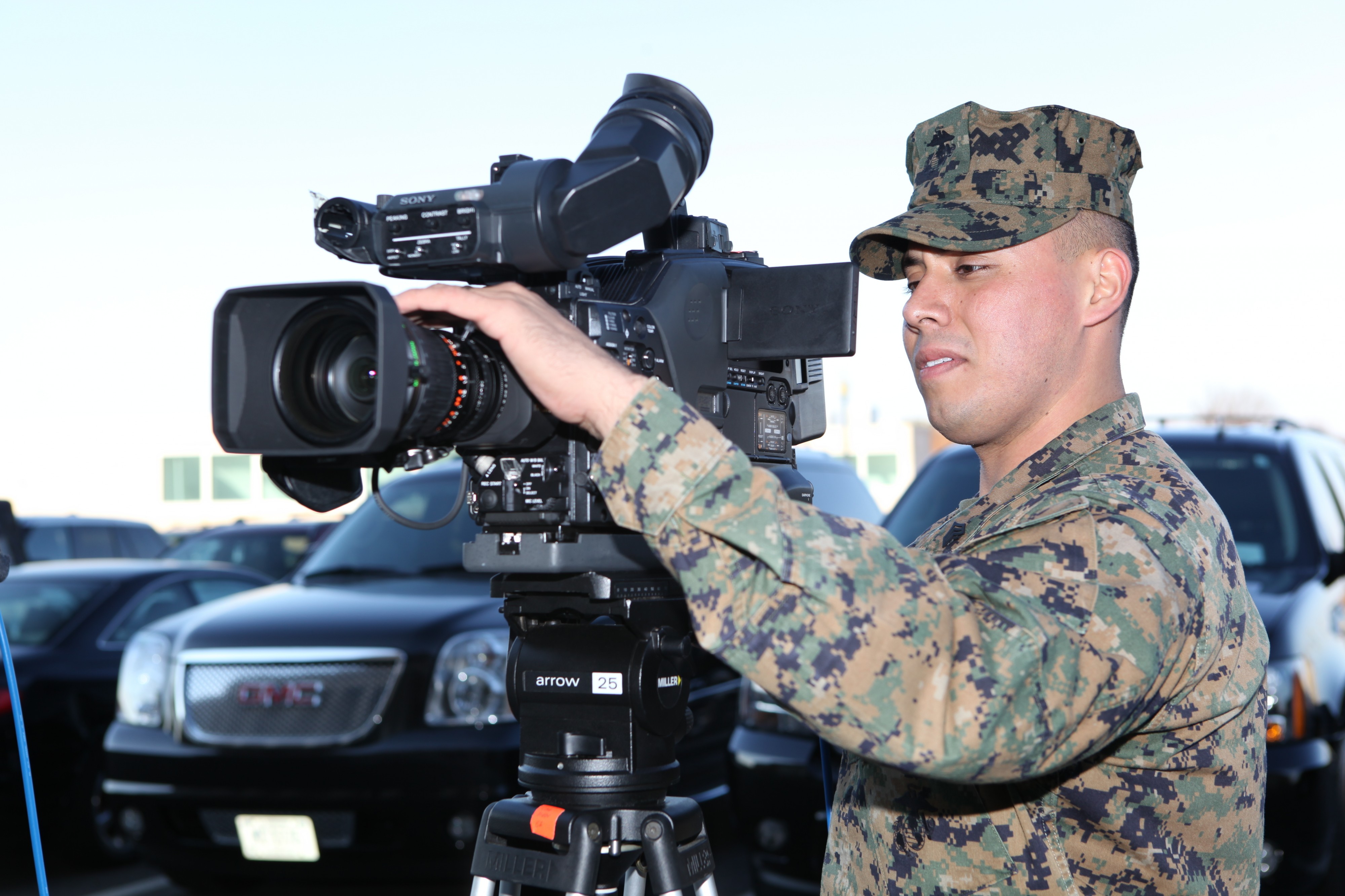 Marines film promo for Army-Navy football game 121128-M-KS211-008