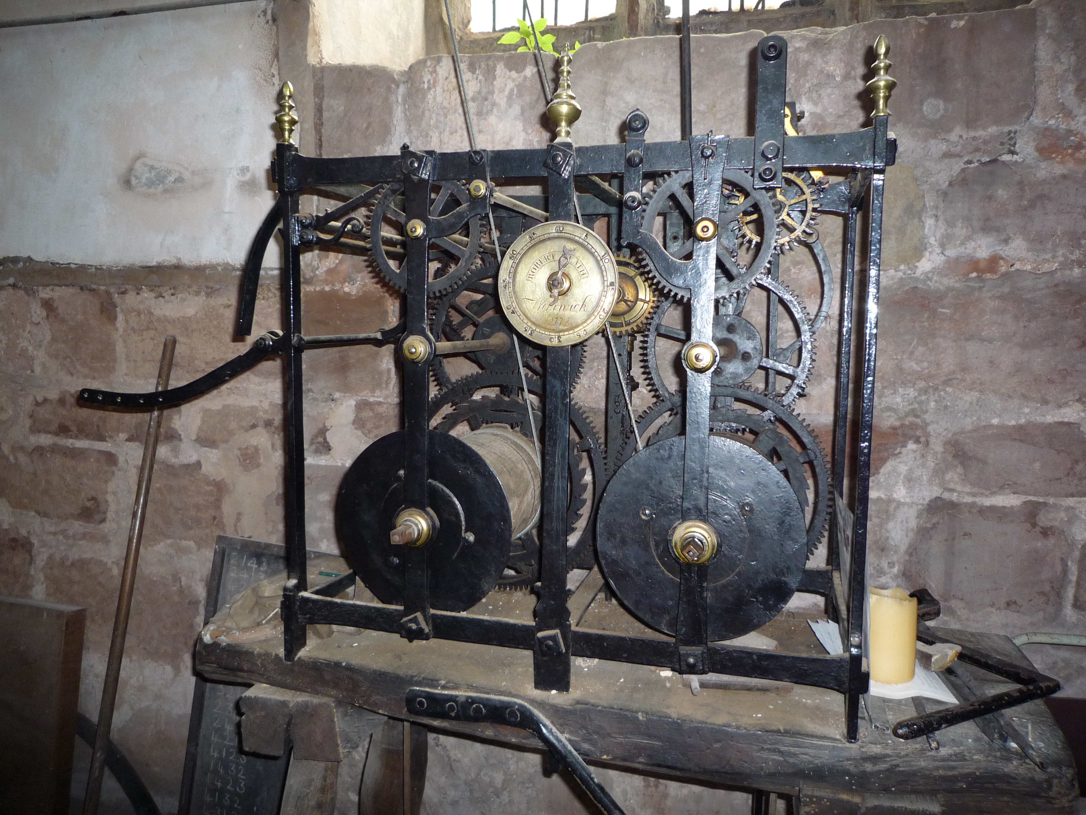 Astley church clock 1773