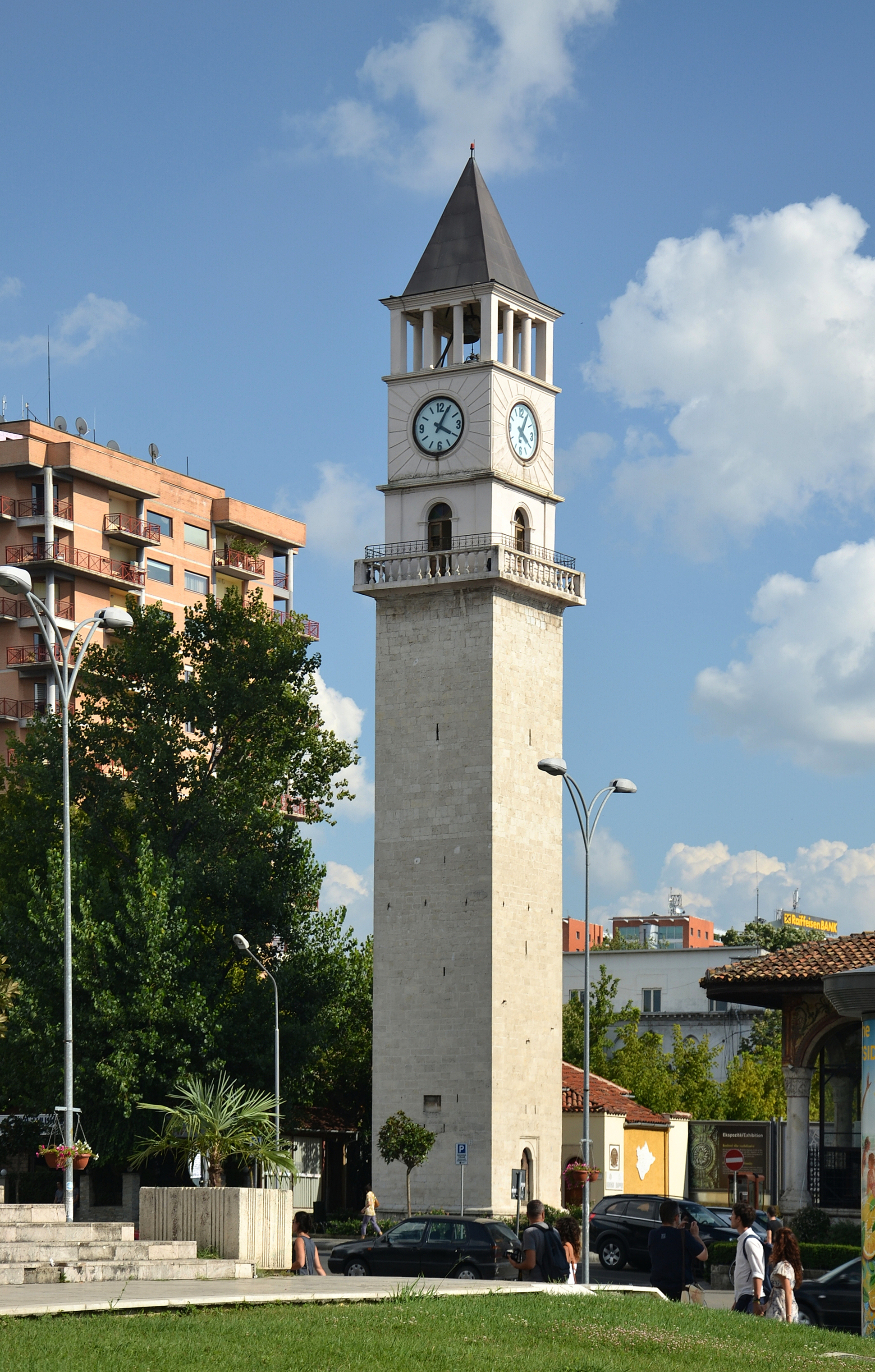 Tirana - Clock Tower (by Pudelek)