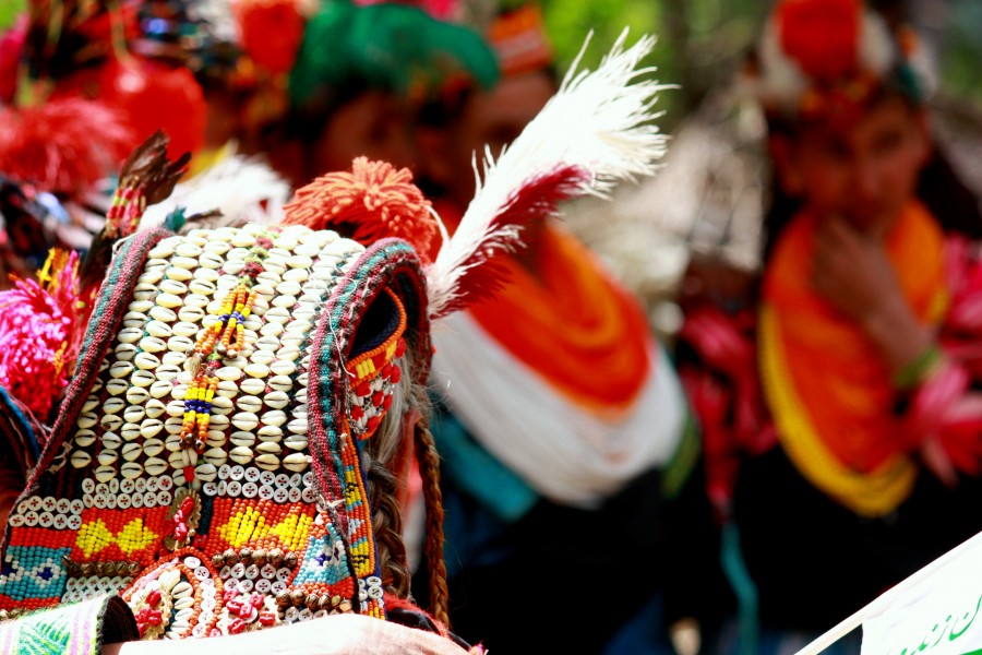 Kalash womens headdress