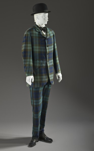 Man's two-piece lounge suit 1875-1880