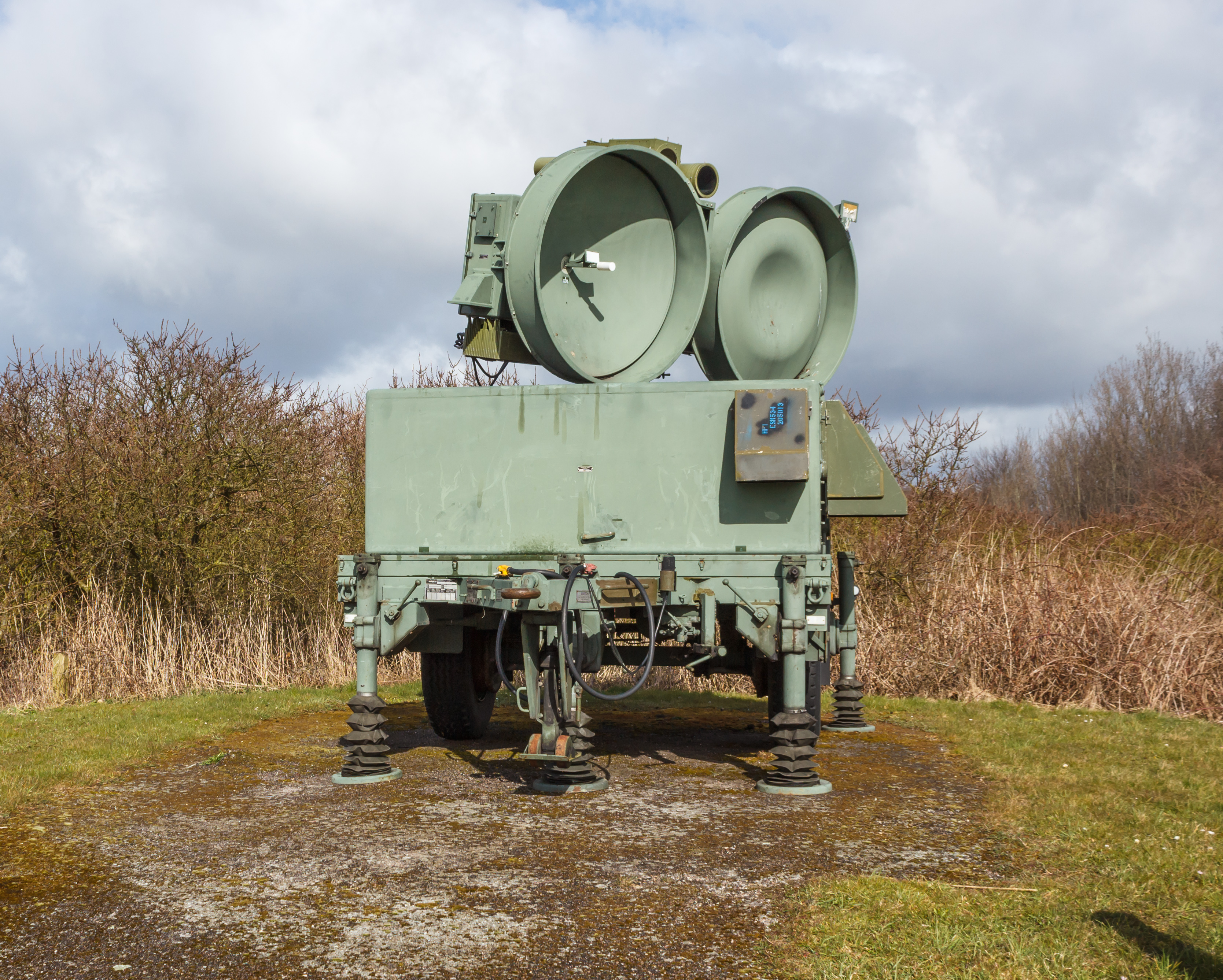 AN MPQ-46 High Power Illuminator Radar, Stevnfort Cold War Museum, Denmark, 2015-04-01-4828