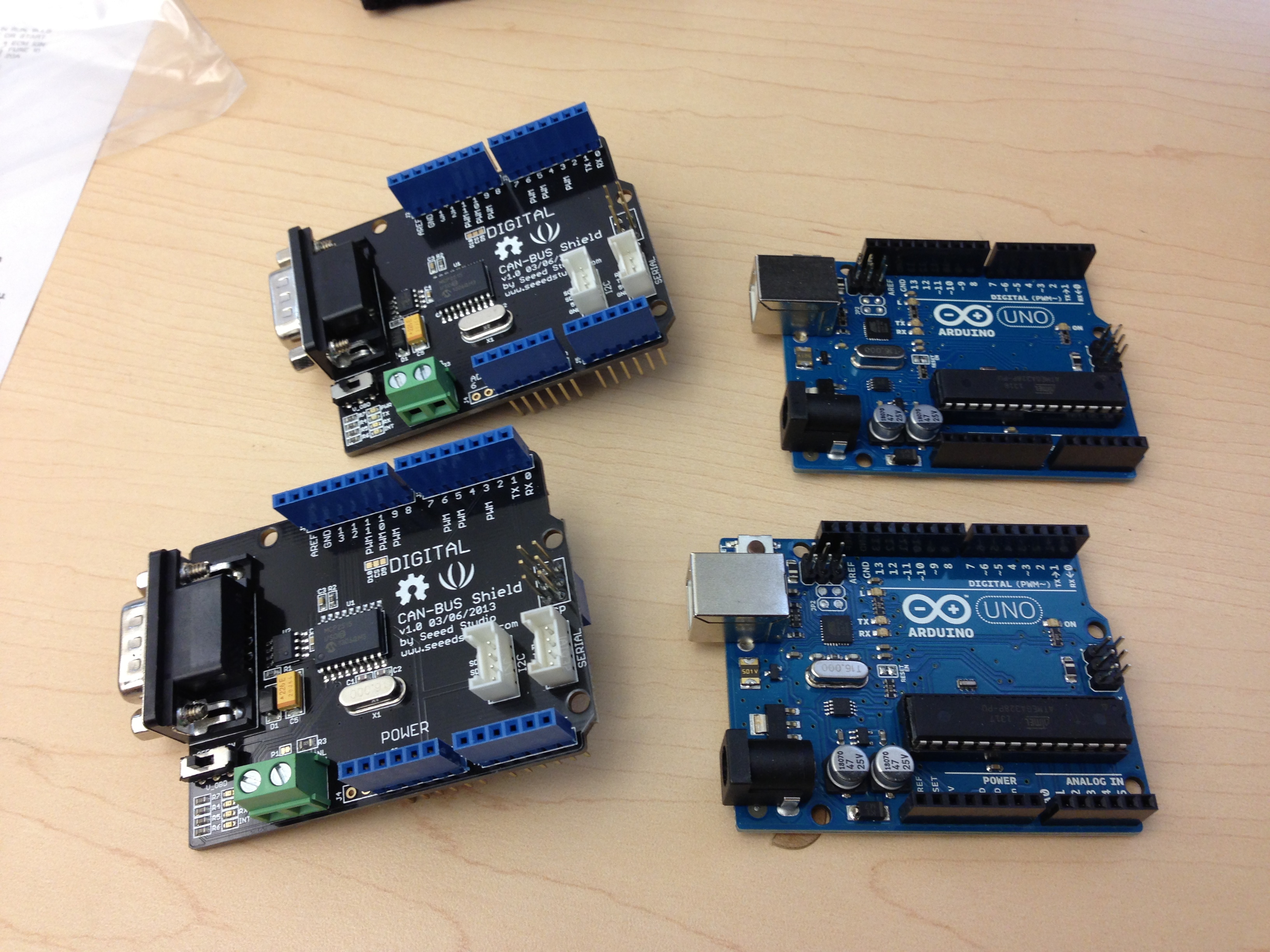 Arduinos and shields