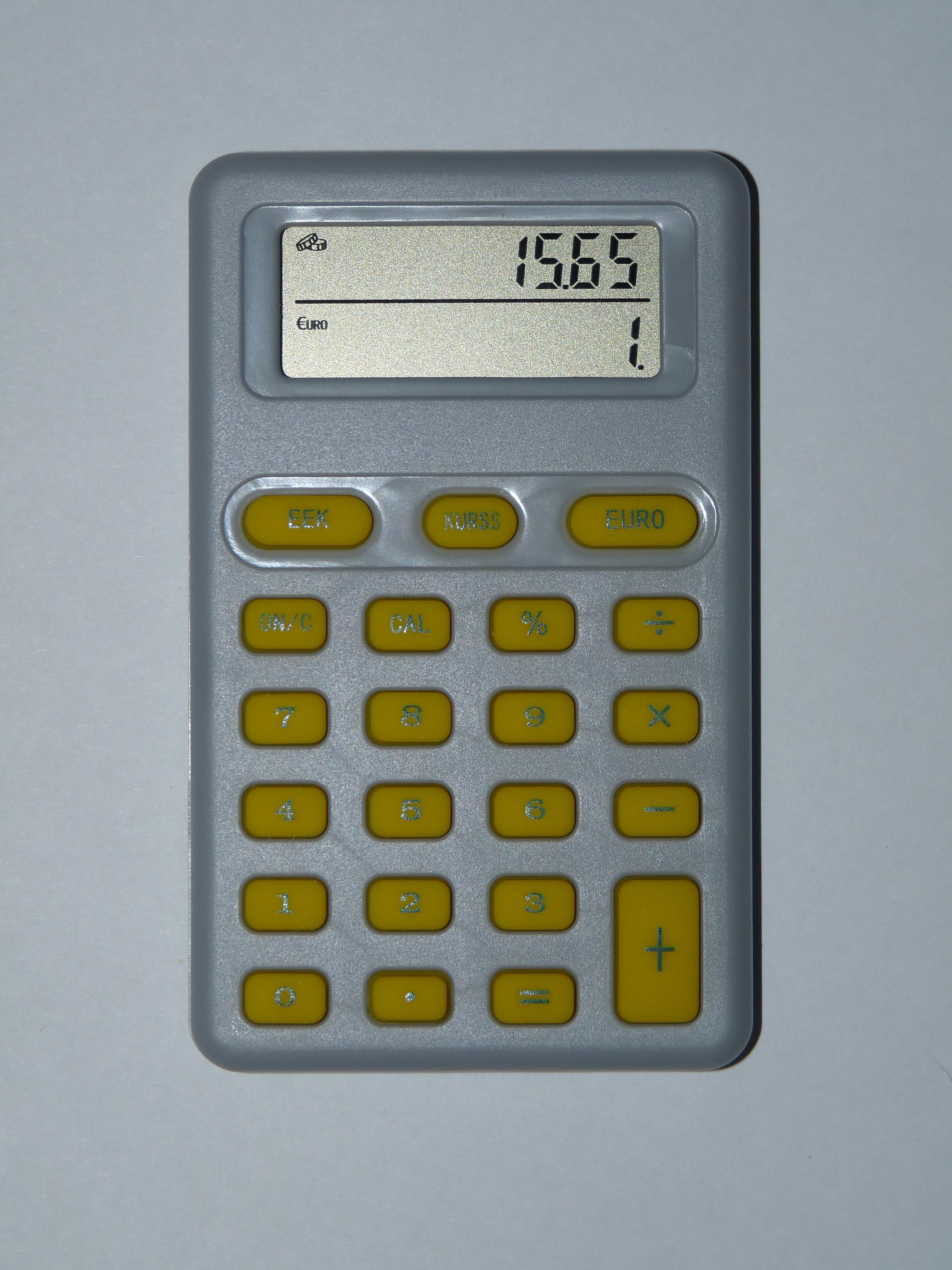 EEK to EUR calculator