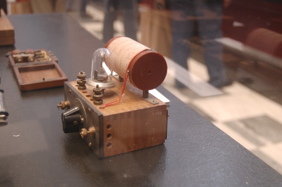 1945 homemade galena crystal radio