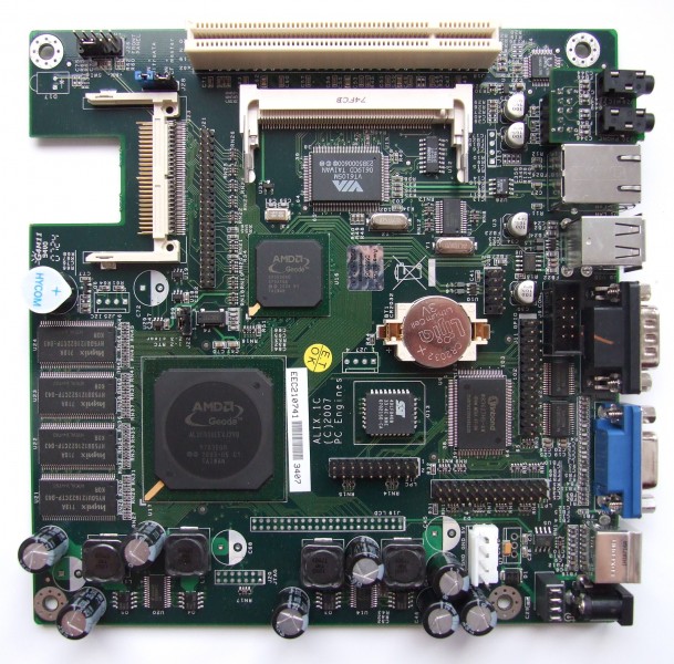 Alix.1C board with AMD Geode LX 800 (PC Engines)