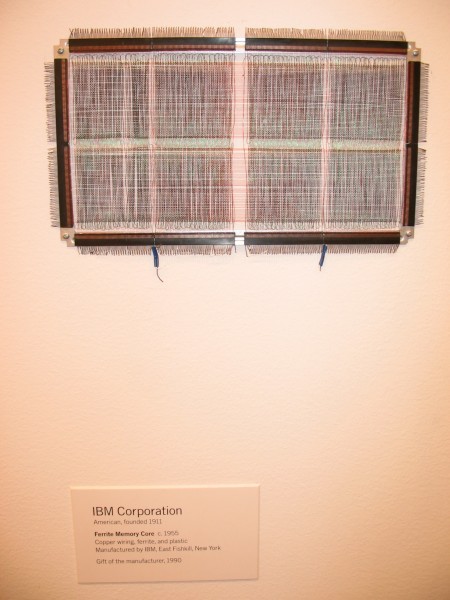 Ferrite Memory Core - ca. 1955 - IBM Corporation