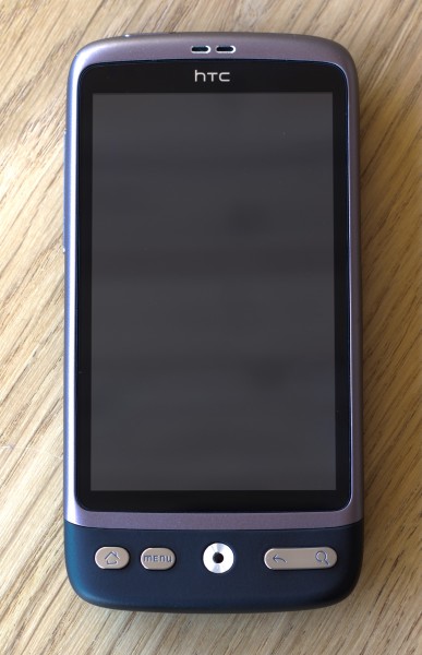 HTC Desire - front