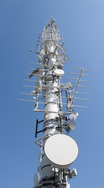 Transmitter mast - Merkur tower