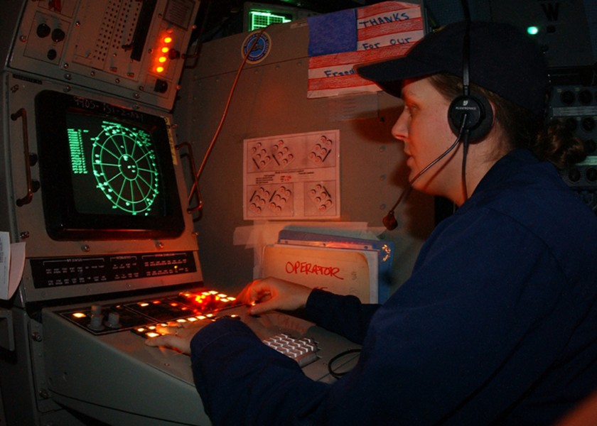US Navy 030323-N-3181R-003 Electronic Warfare Technician 2nd Class Nikol Ebert, from San Diego, Calif