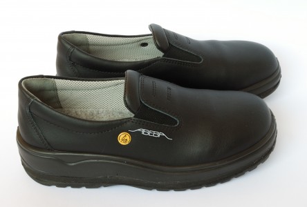 Anti-static shoes (ESD) with the ESD symbol