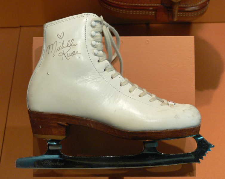 Ice skate Michelle Kwan c1995 Womens Museum