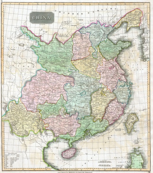 1815 Thomson Map of China and Formosa (Taiwan) - Geographicus - China-t-15